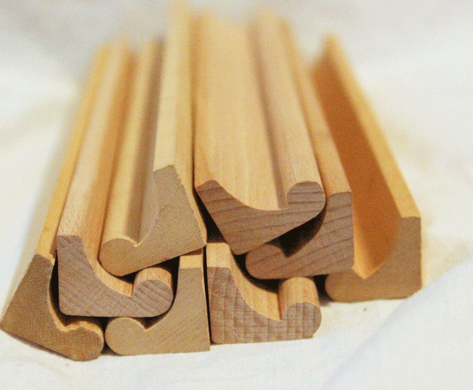 Pine Standing Wood Letter N 2-inch 3-count 