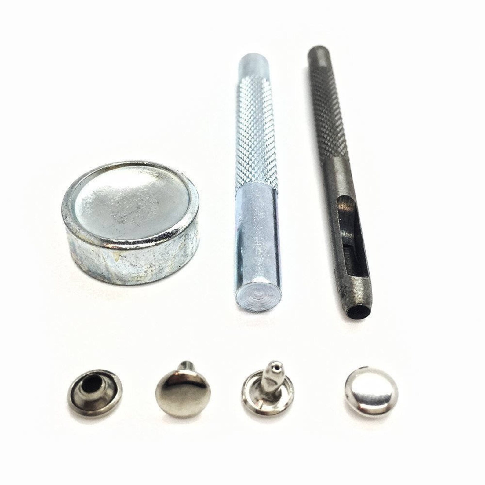 Double Cap Tubular Rivets Plus Rivet Setting Hand Tool 100 Etsy