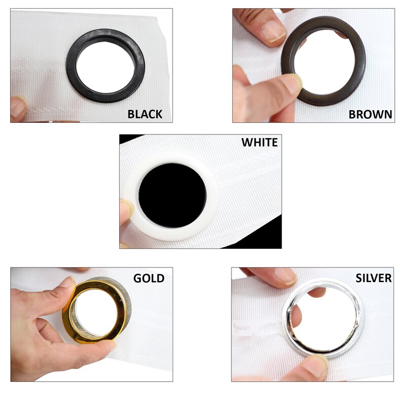 40mm Plastic Curtain Eyelets w/wo Grommet Heading Curtain Tape Etsy