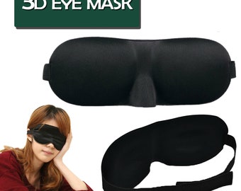 Personalisierte 3D Augenmaske-Schlaf Augenmaske Schlafen, Reisen, Massage Ihre Augen-Fast FREE Shipping UK