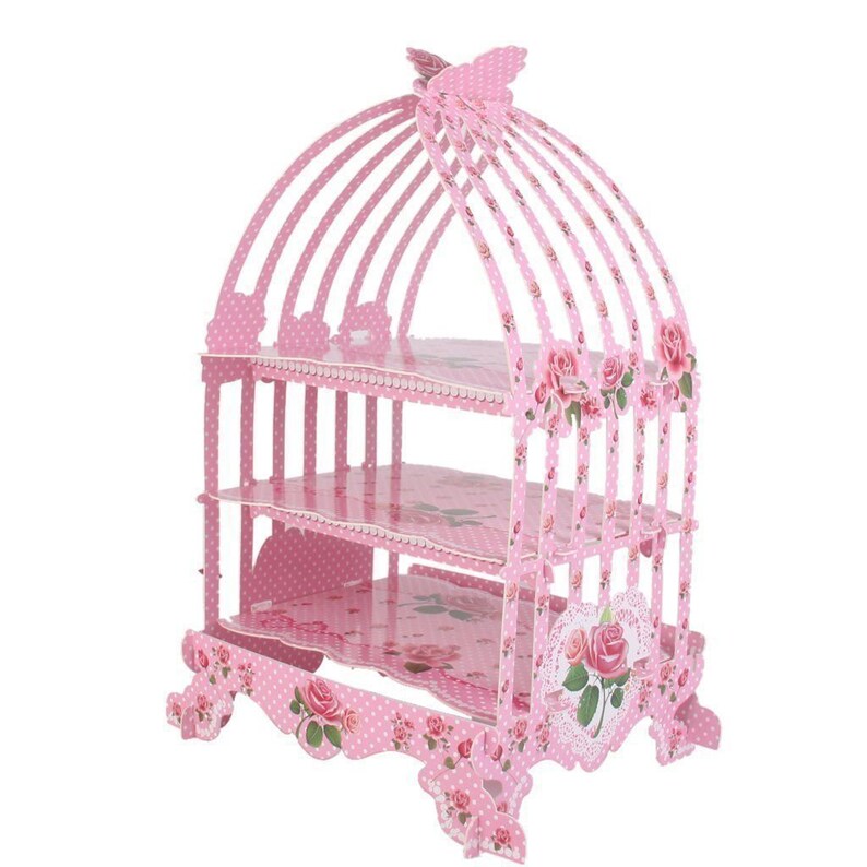 3 Layer Birthday Cake Stand Cupcake Display Stand for Party Etsy UK