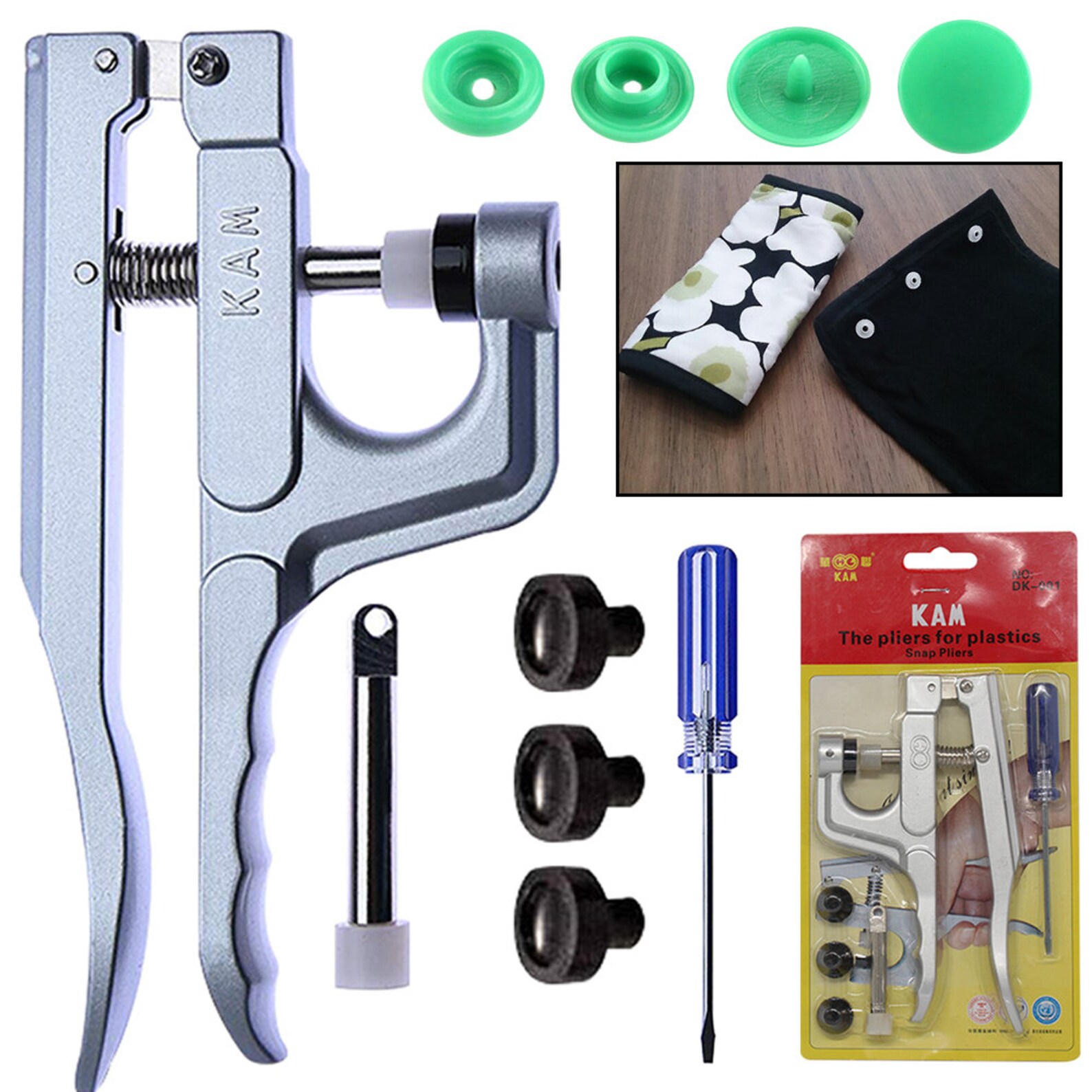 Genuine KAM Snaps Pliers Set T3 T5 T8 for Plastic Poppers Etsy