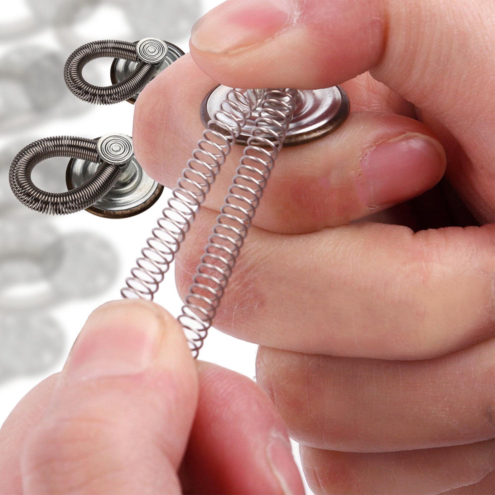 17mm Waist Extender Spring Brass Waistband Button Extender Etsy UK