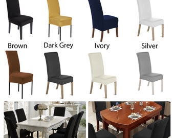 1//4//6pcs Twill Jacquard Bar Stool Chair Cover Short Back Seat Chair Slipcover