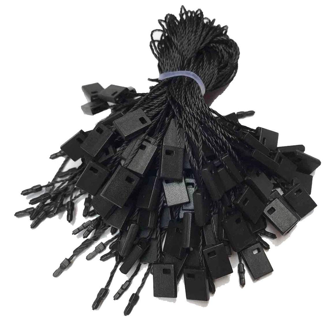 7 x 100pcs Nylon String Long Hang Tags with Square Lock with Etsy