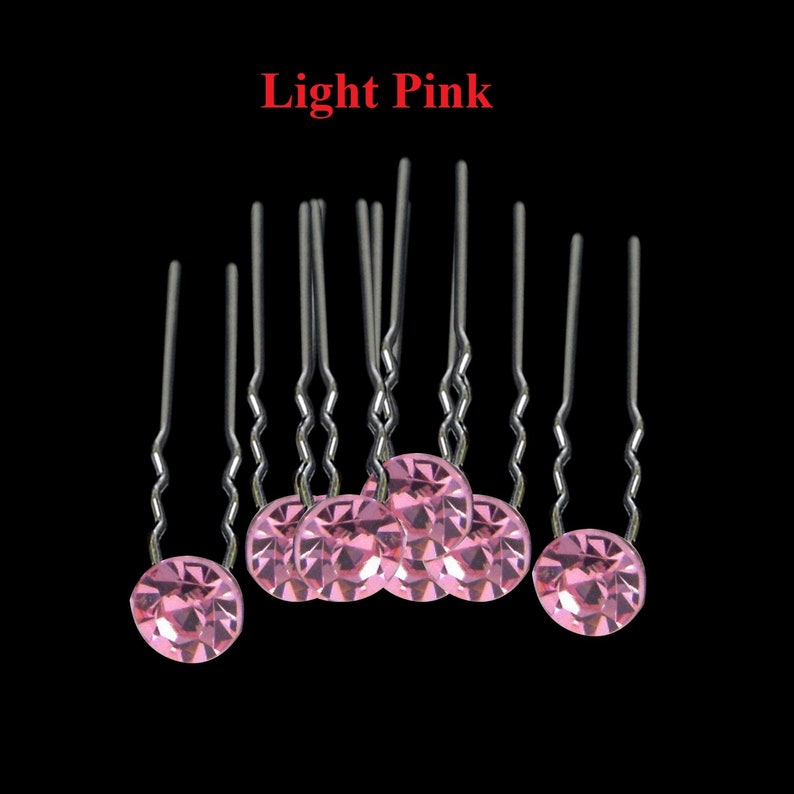 Crystal Diamante Hair Pins Rhinestones Clips Grips for Prom Etsy UK
