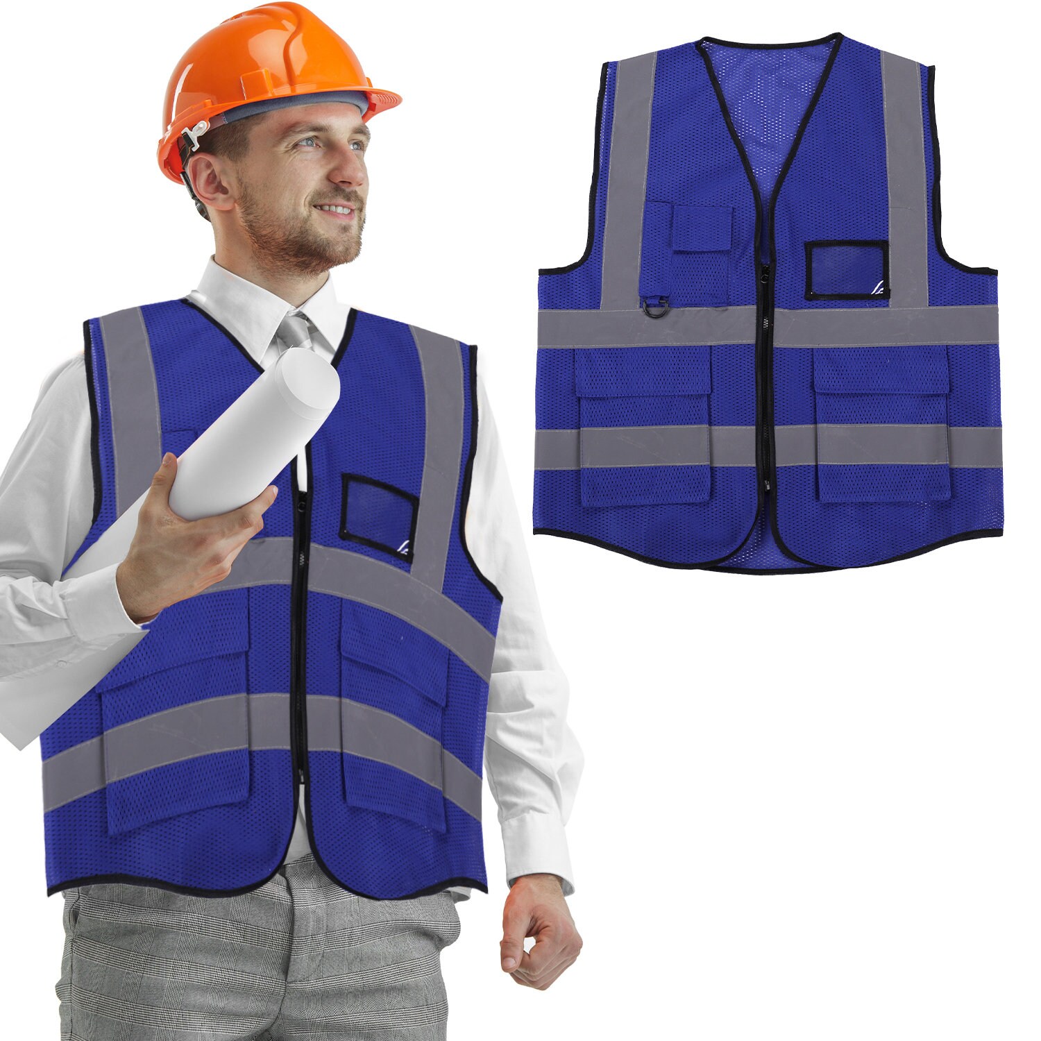 Executive Hi Vis Vest High Visibility Work Emergency Jacket Etsy