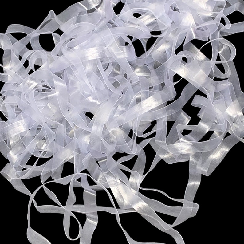 6mm Wide Clear TPU Elastic Tape For Sewing Supplies Hanger Etsy