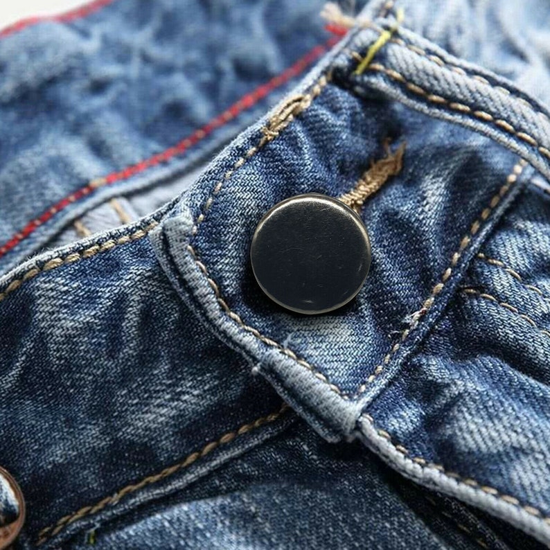 17mm/20mm Jeans Stud Buttons with Silver Pins Hammer On Denim Etsy