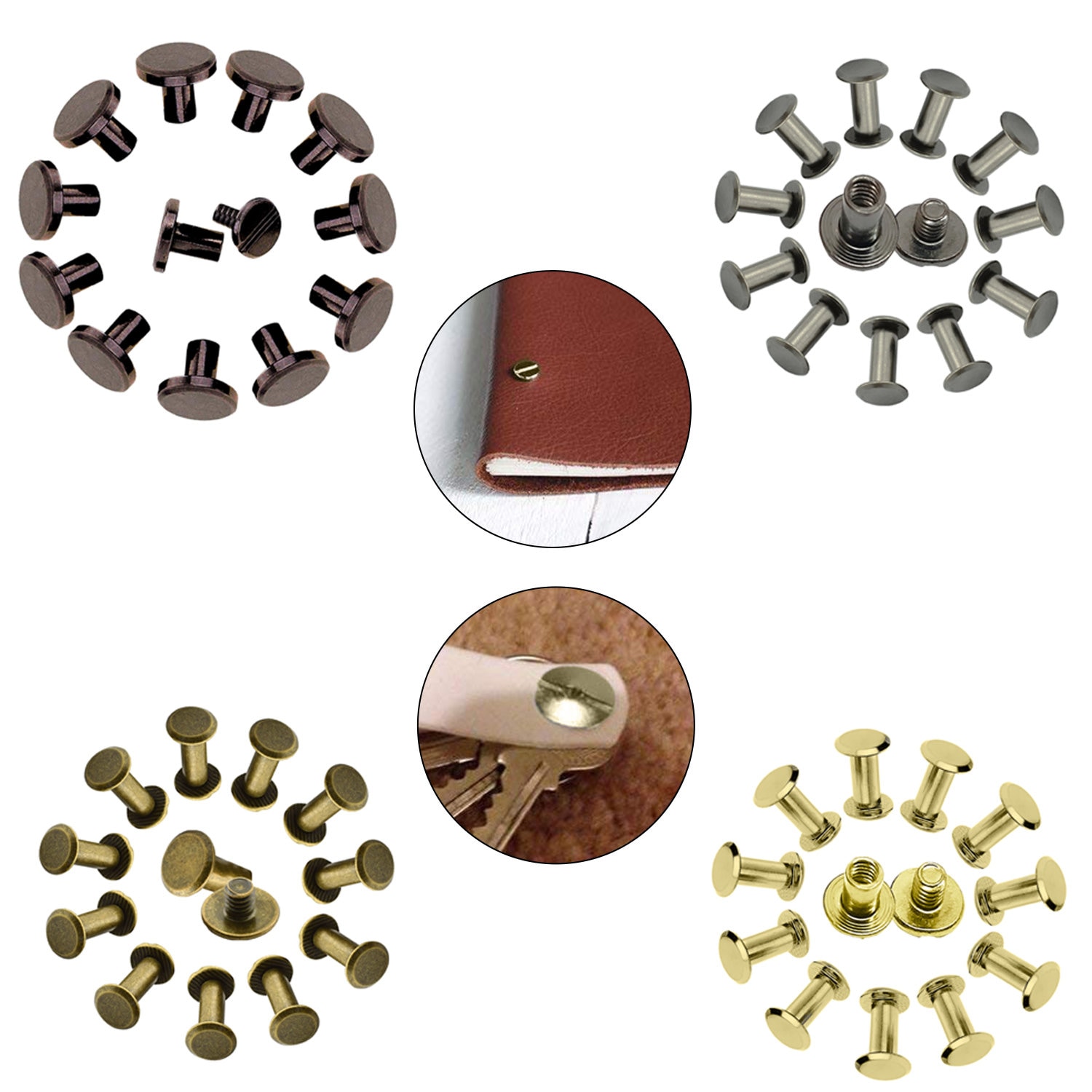 Chicago Screw Rivets for Book Binding Arts Leathercrafts Etsy UK