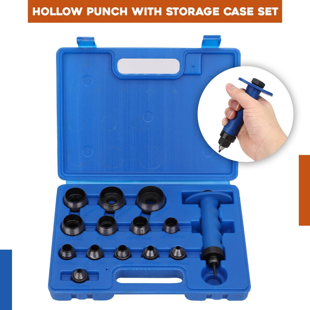 14pcs Hollow Hole Punch Set Hole Cutting Tool Hole Punching Etsy