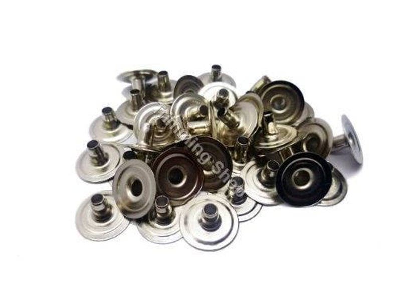 Post Only Silver Heavy Duty Press Studs Snap Fasteners Poppers Press Studs Size 15mm