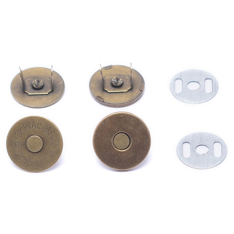14mm Snap Clasps Button Fasteners Washers Metal Etsy
