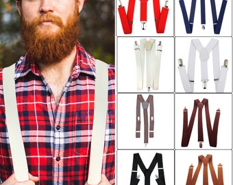 35mm Hosenträger Hosenträger-Einstellbare Clip auf Hosenträger-Y Form Hosen-Männer Mode Zubehör-UK
