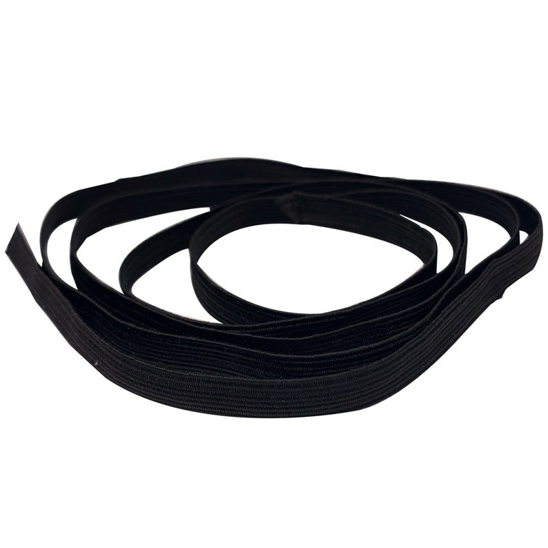 Clothing Smooth Elastic Making Masks 7mm Elastic Cord Sewing Stretch Cord Black /& White Elastic Band