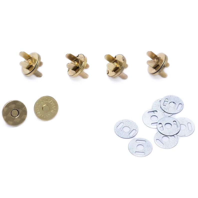 14mm Snap Clasps Button Fasteners Washers Metal Etsy