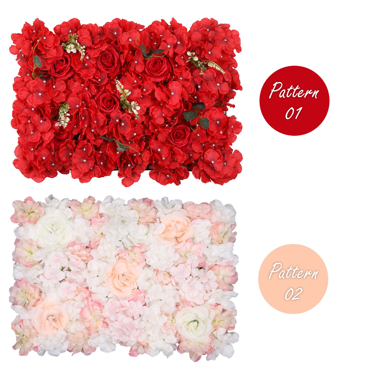 Artificial Flower Panel Wall Backdrop Photography Wall Decor Etsy