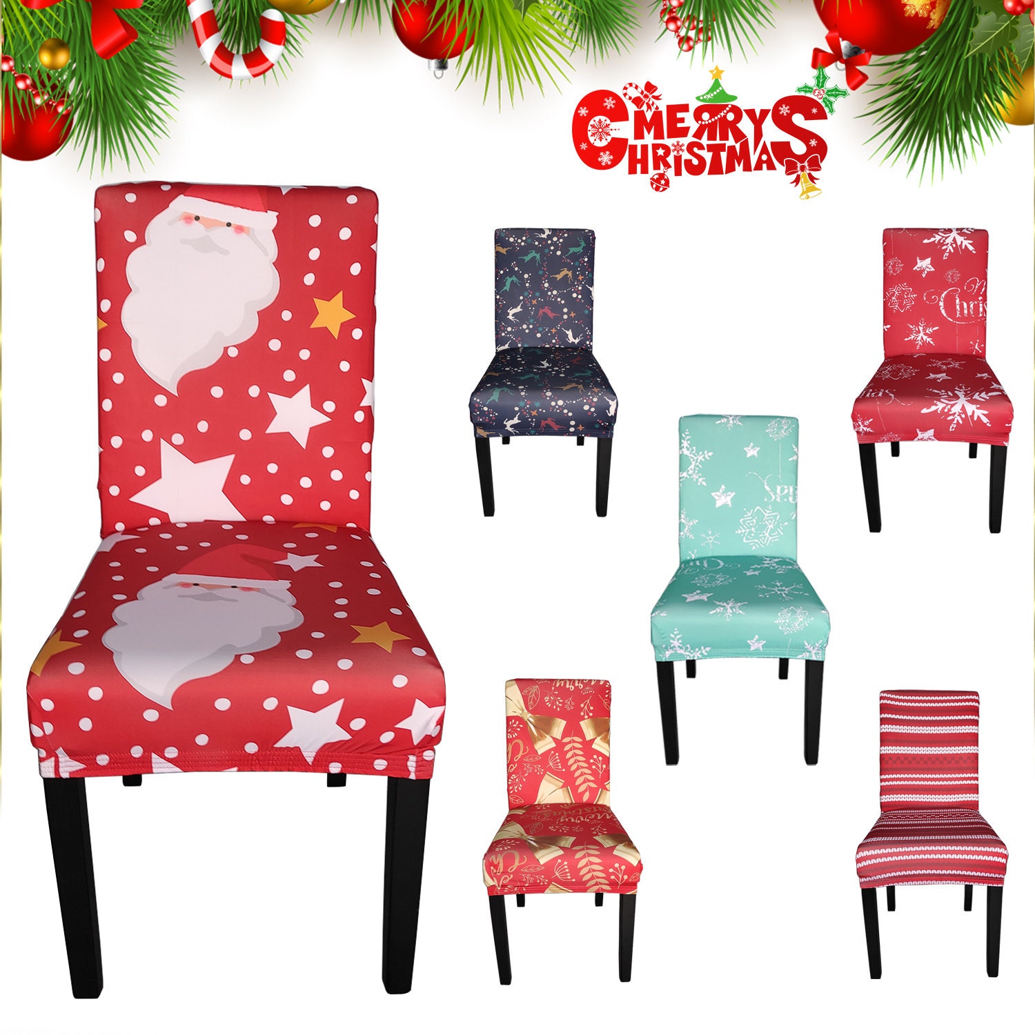 1/2/4STK Weihnachten Stuhlhussen Mütze Stuhlabdeckung Stuhlbezug Weihnachtsmann 1/2/4STK Weihnachten Stuhlhussen Mütze Stuhlabdeckung Stuhlbezug Weihnachtsmann