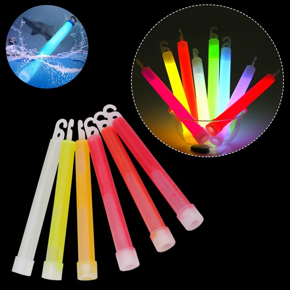 6 Premium Glow Sticks Neon Color Light Sticks Bright Etsy