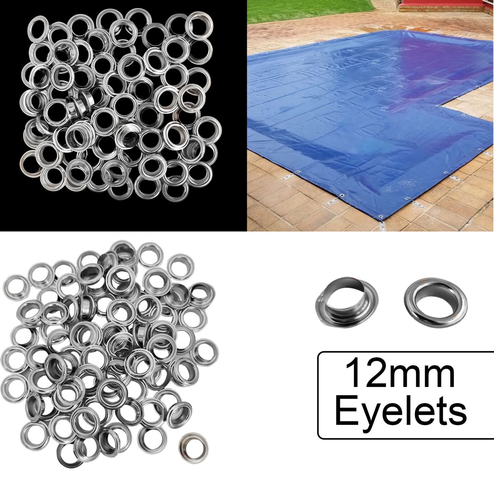 12mm Selfpiercing Banner Eyelets for Semiautomatic Eyelet Etsy UK