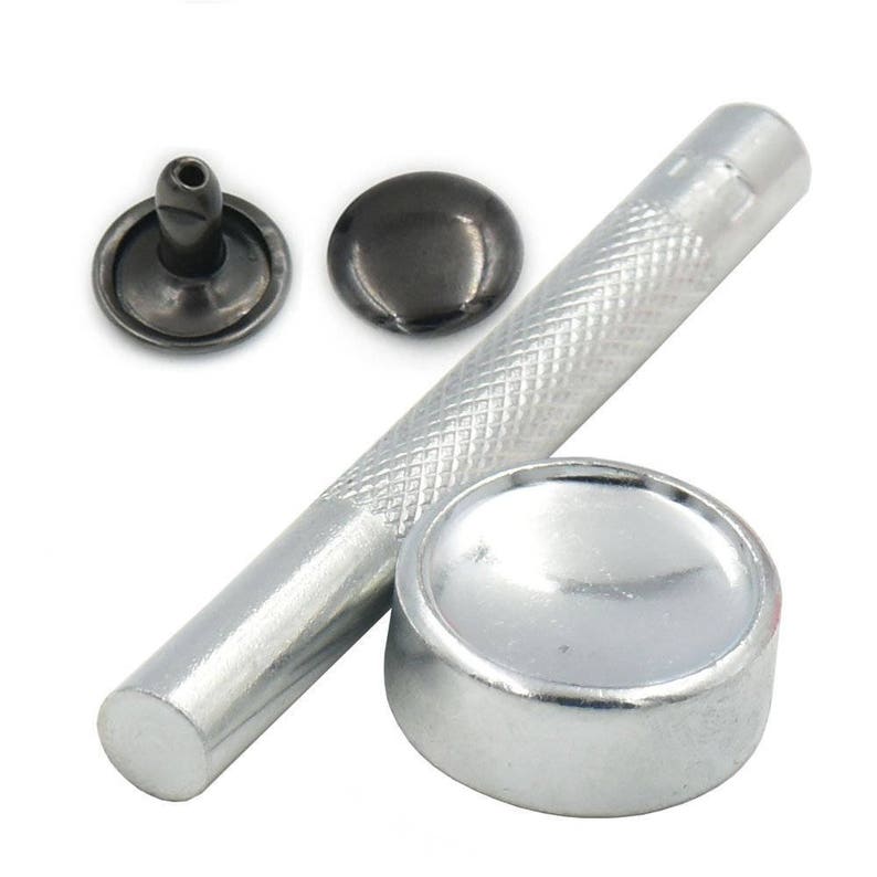 Double Cap Tubular Rivets Plus Rivet Setting Hand Tool 100 Etsy