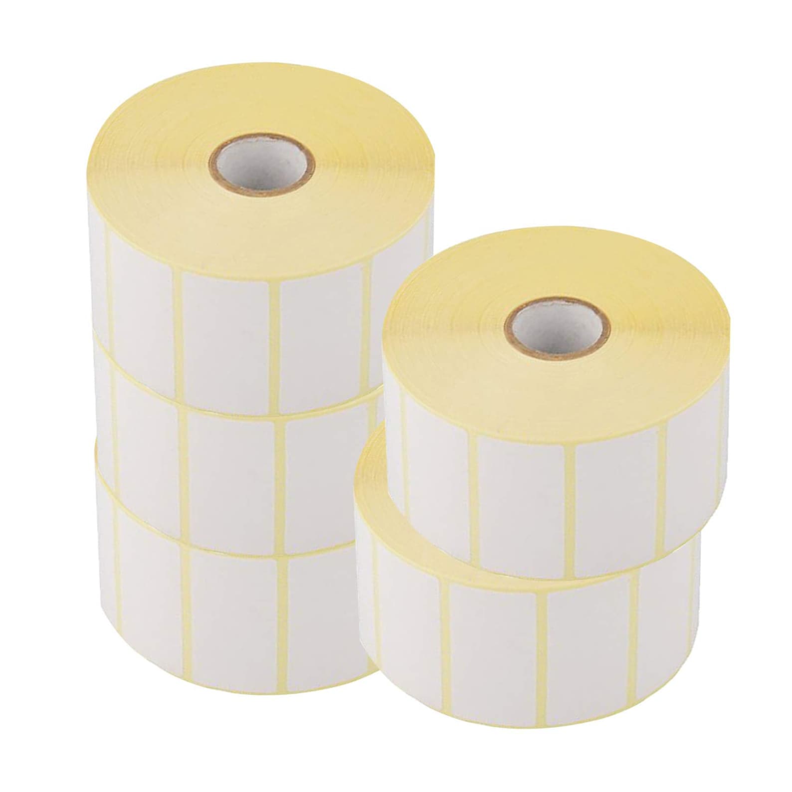 1000 Self Adhesive White Label on Each Roll Rectangular Etsy UK