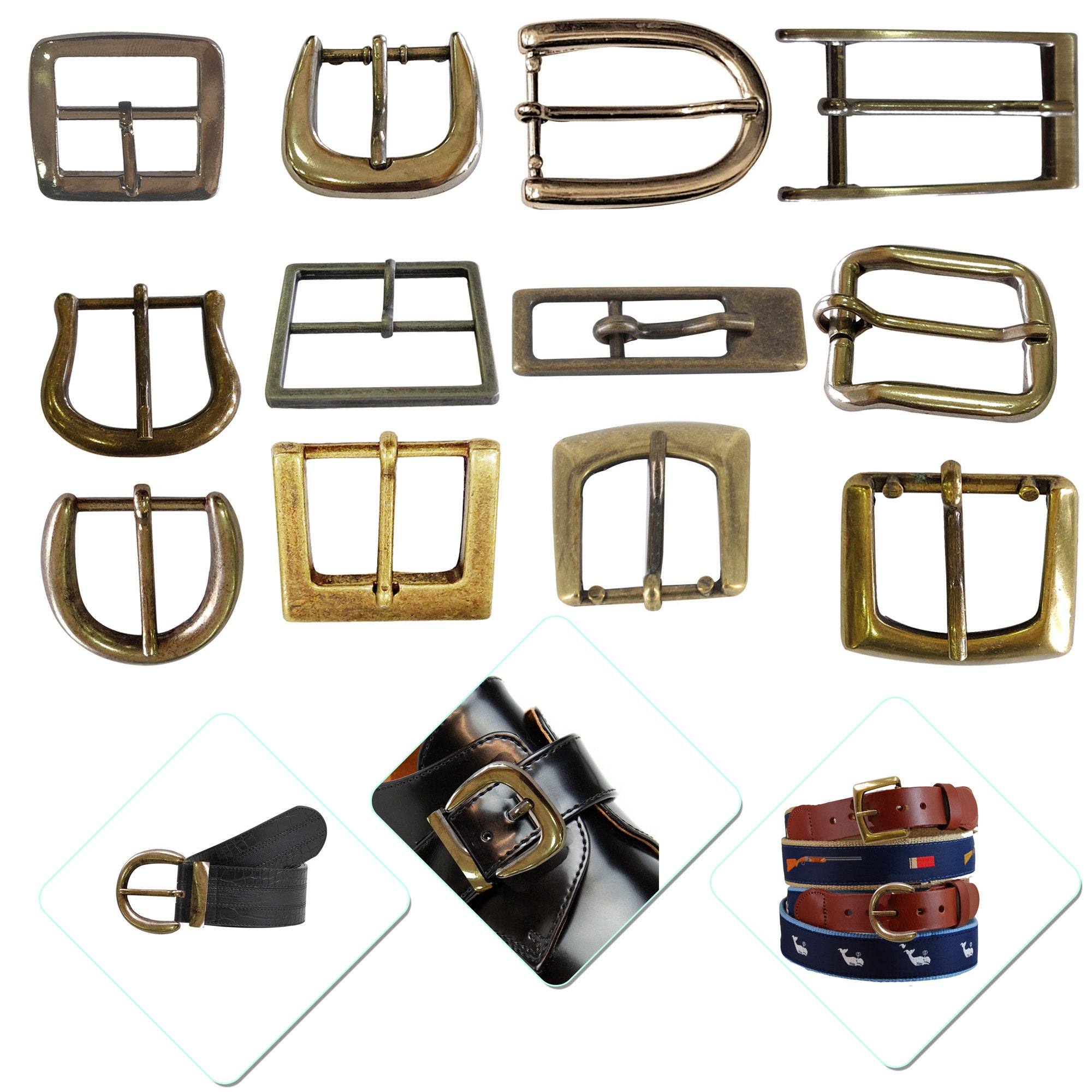 Metal Roller Buckles DIY/Replacement Handbag/Boot/Purse/Bag/Belt Leather Craft 