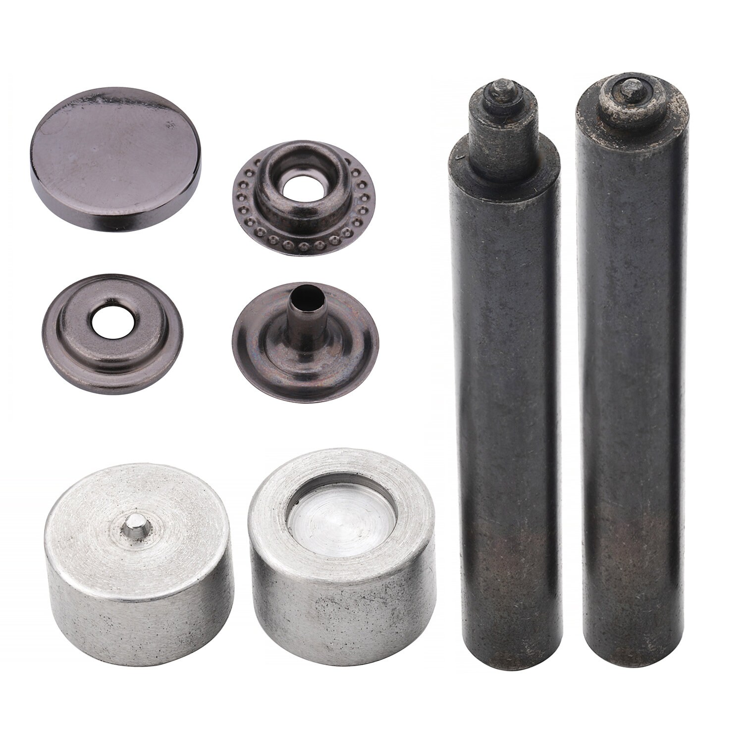 12.5mm/15mm 4 Parts Press Studs With Fixing Tool Durable Snap Etsy UK