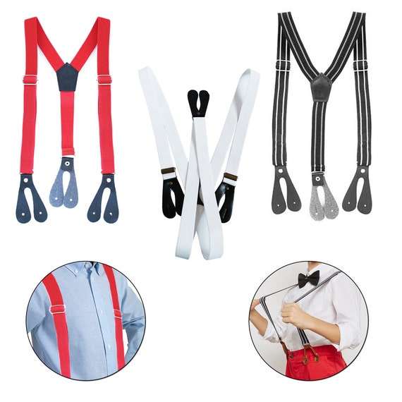 Tirantes de niños chicos 20mm Elástico Ajustable Para Niños Clip en tirantes y forma