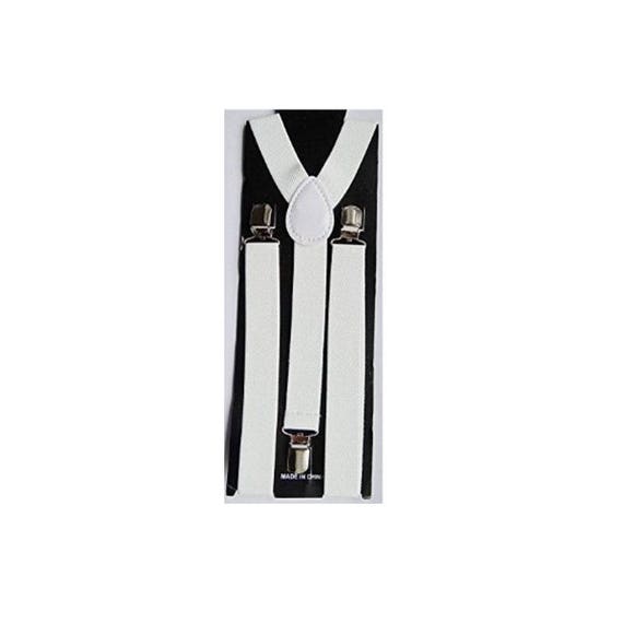 UK Mens Suspenders Gents 35mm Wide Adjustable Elastic Braces