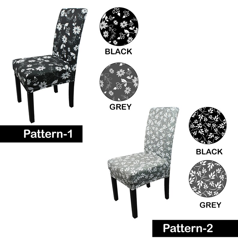 Dining Chair Covers Spandex Chair Slipcover Washable Removable Etsy