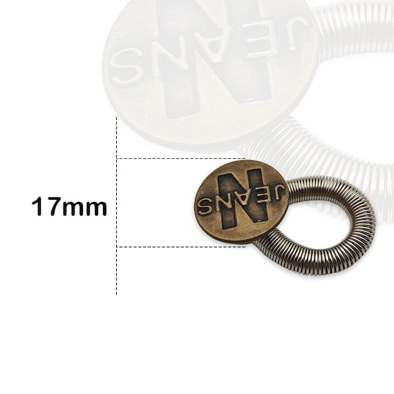 Button Extenders For Jeans Pants Men Women Bronze,copper Button Pins No Sew  For Loose Tight Waist,stretcher And Retractable Jean Button Hole,adjustabl