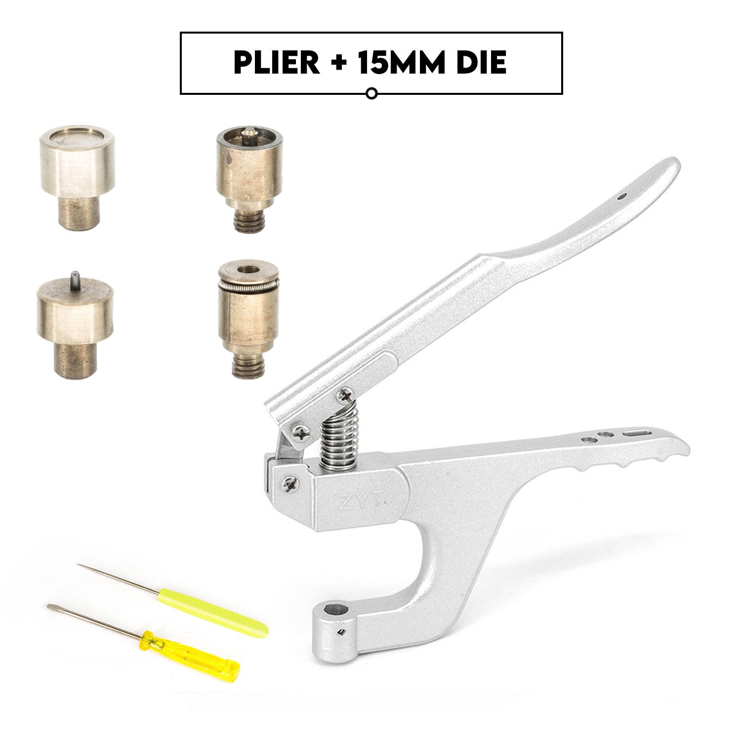 S Spring Snap Press Studs Fixing Die Tool Set Fabric Press Etsy