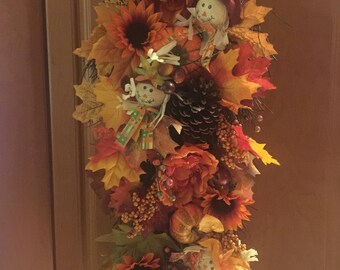 Fall Wreath, Fall Decor, Fall Wreath for Front Door, Wreaths for Front Door, Wreath Fall, Pumpkin Wreath, Thanksgiving Wreath, Autumn Wreath