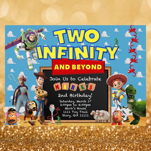 TOY STORY Invitation WOODY Pool Party Pool Bash Birthday Etsy