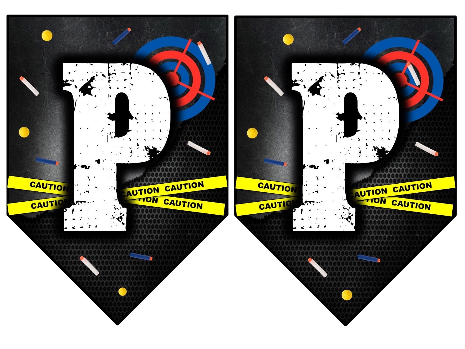 Nerf Birthday Banner | Etsy