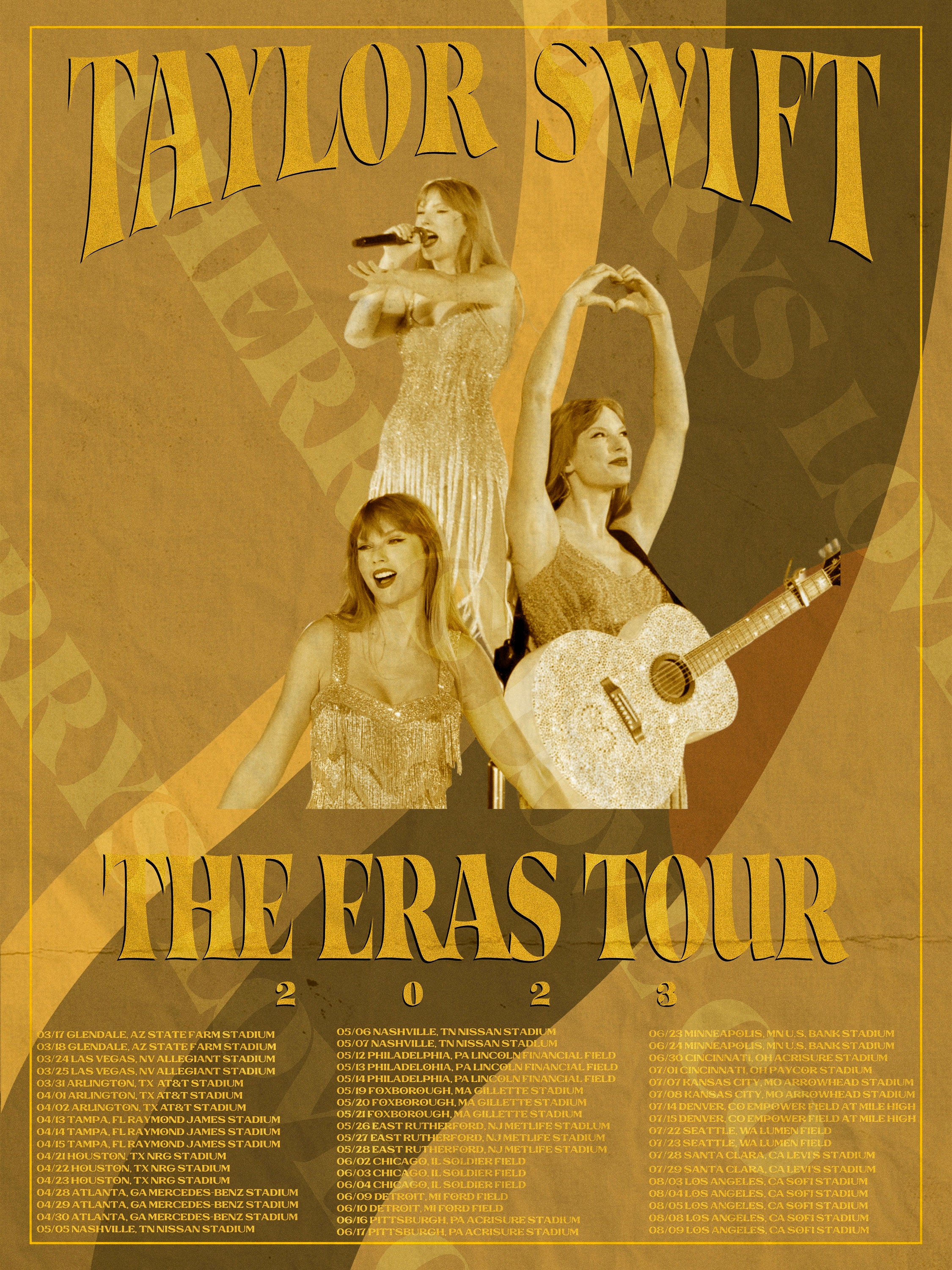 Taylor Swift the Eras Tour Poster Style Fearless Etsy — free download