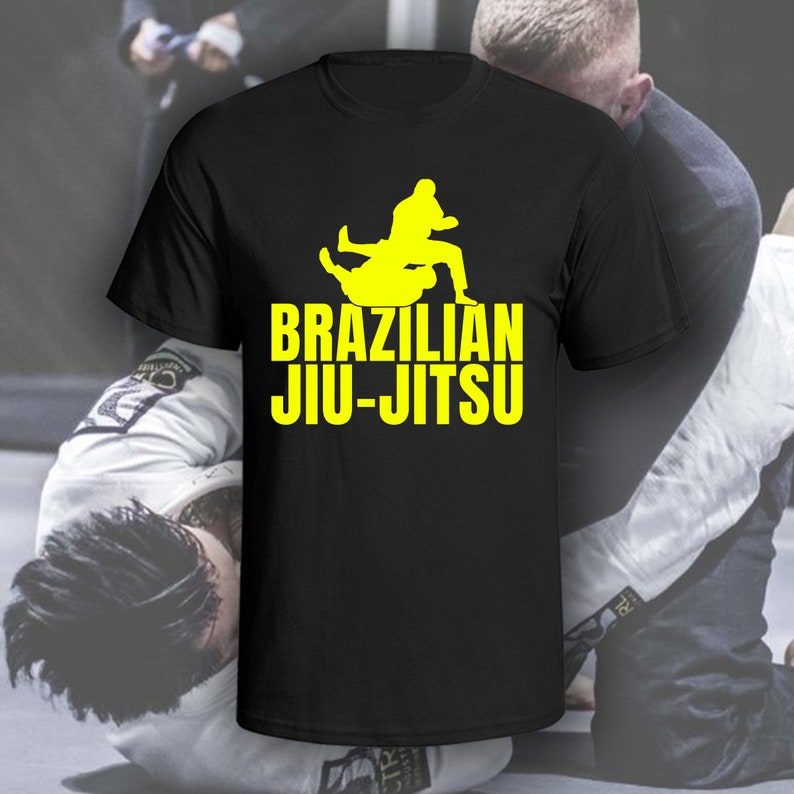 Brazilian JiuJitsu Text Design TShirt Pick Your Color Etsy