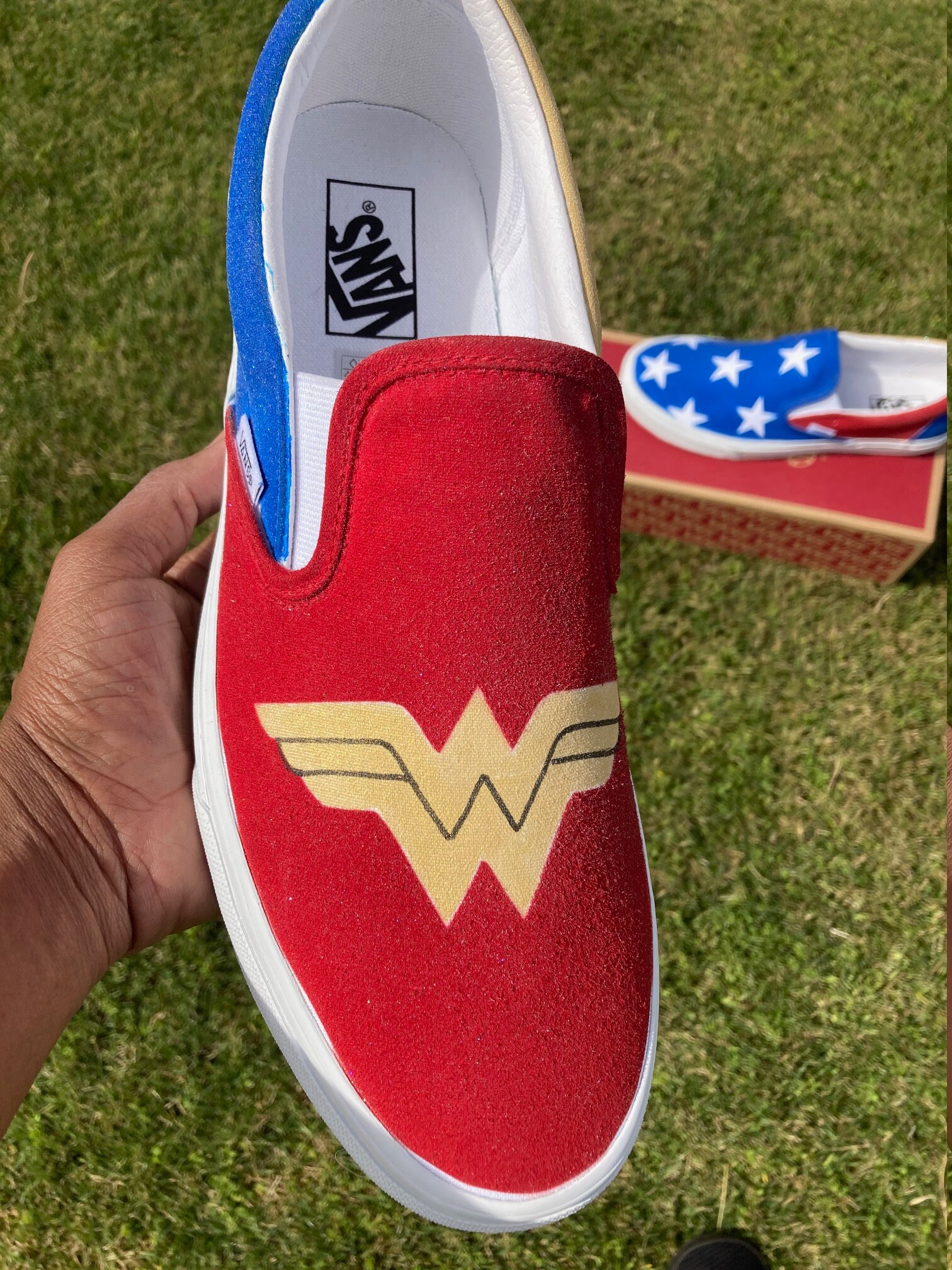 wonder woman shoes vans