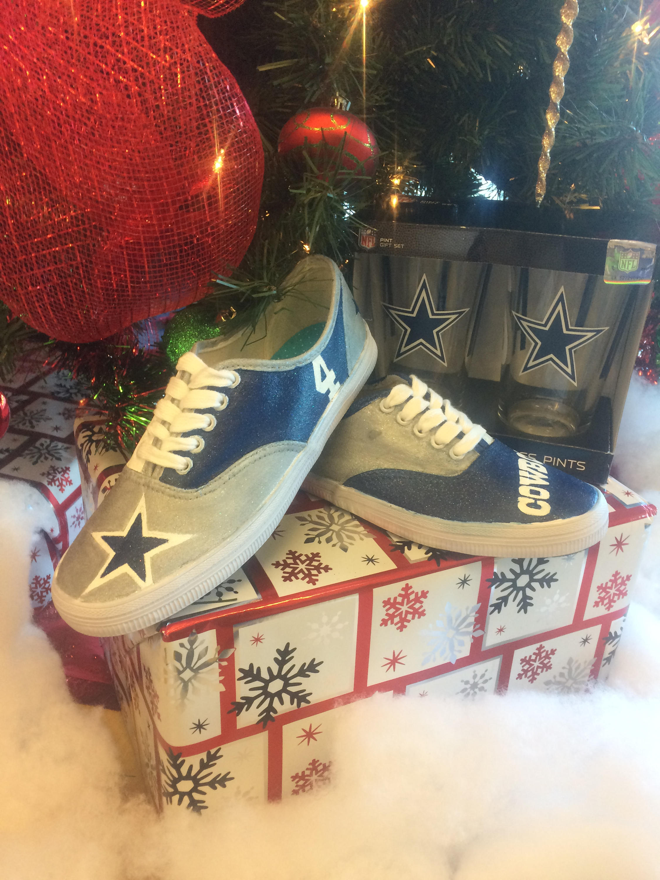 NFL Inspired Dallas Cowboys Custom VANS AUTHENTIC Sneakers Etsy