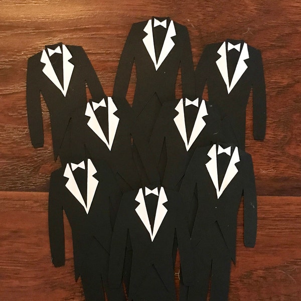 Who has the Groom? Wedding Shower Game 10 count- tuxes only