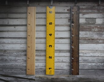 Growth Chart Vinyl Decal, Ruler, Tape Measurer, Kids