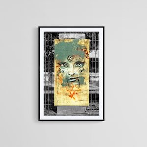 Louisiana Photography Art - New Orleans - Street Art: &quot;Funky Face&quot;