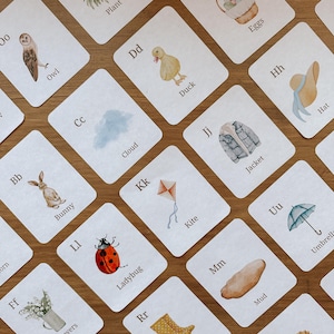 spring & easter flashcards for toddlers | montessori homeschool activity | preschool nature cards | seasonal learning