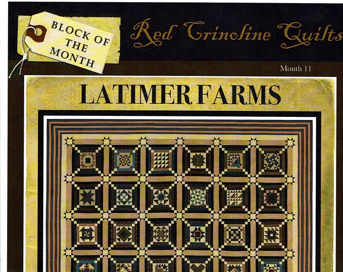 Latimer Farms Quilt, Full Kit W/fabric & Instructions, 101 X 101, Paula