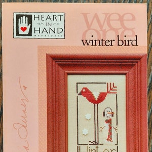 Winter Bird, 2003 cross stitch pattern from Heart in Hand