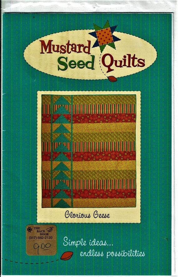 Glorious Geese quilt pattern from Mustard Seed Quilts 2010 Etsy