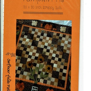 Pumpkin Pie, quilt pattern from Sunflower Fields Pattern Co. (2014), 50&quot; x 50&quot;