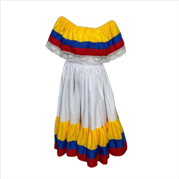 Colombia and Ecuador Traditional Wide Dress