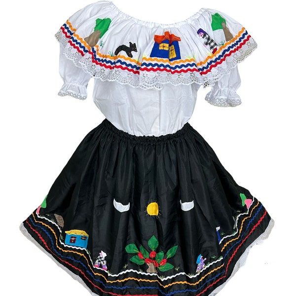 Colombian Campesina Santanderiana Dress
